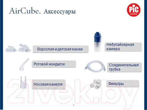 Изображение товара Комплект принадлежностей для ингалятора Pic Solution AirCube