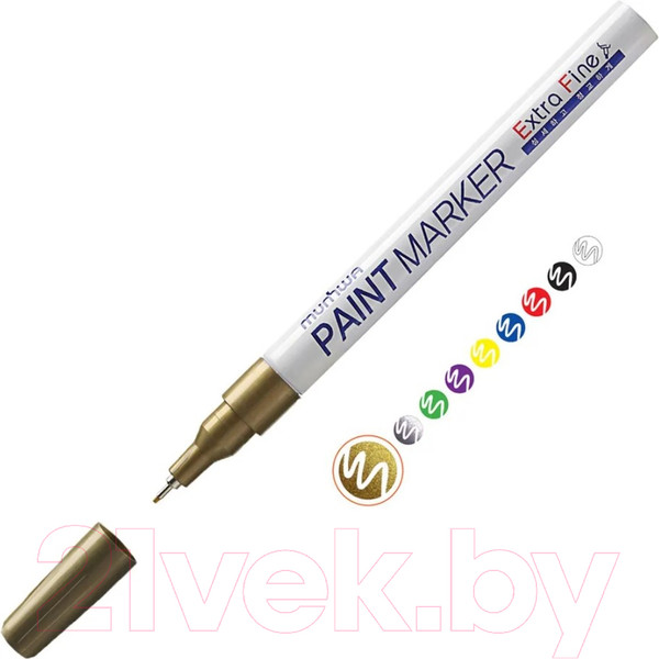 Изображение товара Маркер перманентный MunHwa Extra Fine Paint Marker / EFPM-07 (золото)