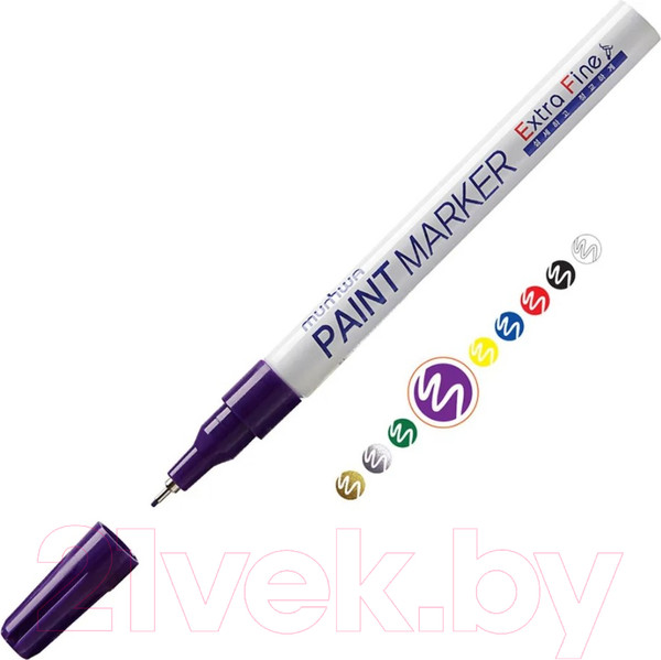 Изображение товара Маркер перманентный MunHwa Extra Fine Paint Marker / EFPM-09 (фиолетовый)