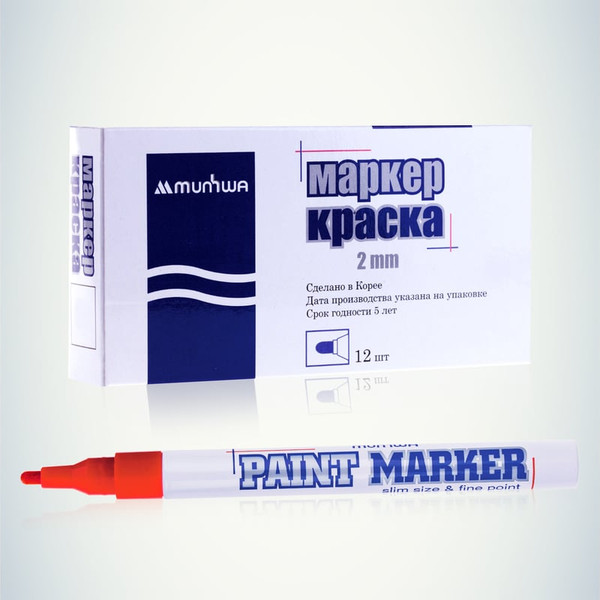 Изображение товара Маркер-краска MunHwa Slim / SPM-03 (красный)