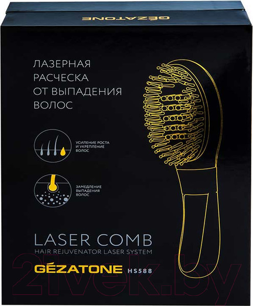 Изображение товара Электрическая расческа Gezatone Hair Rejuvenator HS588 / 1301313