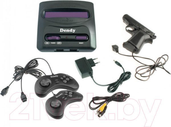 Изображение товара Игровая приставка Dendy Shooter 260 игр + световой пистолет