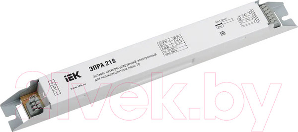 Изображение товара Дроссель для ламп (ЭПРА) IEK LLV218D-EBFL-2-18