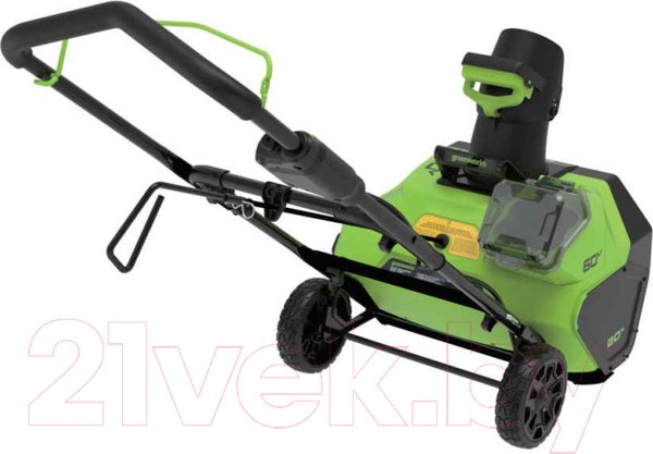 Изображение товара Снегоуборщик аккумуляторный Greenworks GD60PSTK4 60V / 2602907UB (c АКБ 4Ач и ЗУ)