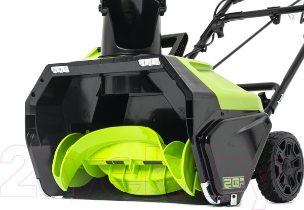 Изображение товара Снегоуборщик аккумуляторный Greenworks GD60PSTK4 60V / 2602907UB (c АКБ 4Ач и ЗУ)