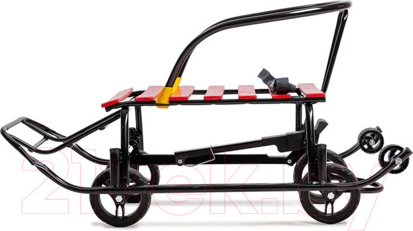 Изображение товара Санки детские GalaXy Мишутка Универсал 1 (черный/красный)