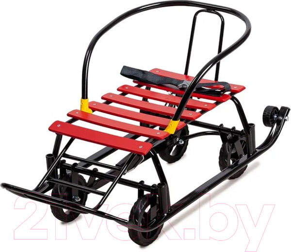 Изображение товара Санки детские GalaXy Мишутка Универсал 1 (черный/красный)