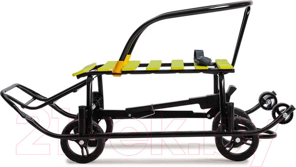 Изображение товара Санки детские GalaXy Мишутка Универсал 1 (черный лимон)