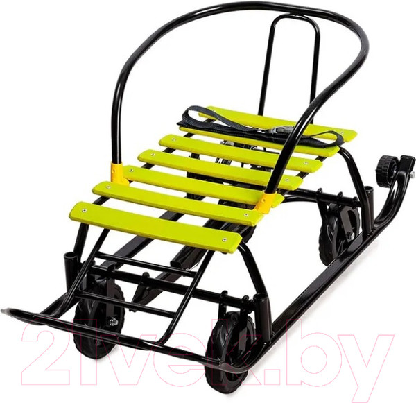 Изображение товара Санки детские GalaXy Мишутка Универсал 1 (черный лимон)