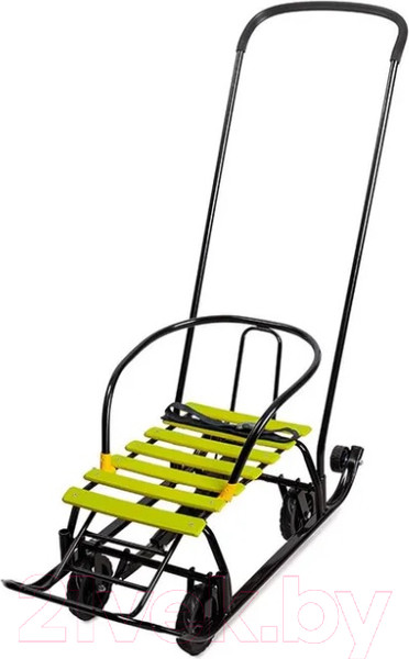 Изображение товара Санки детские GalaXy Мишутка Универсал 1 (черный лимон)