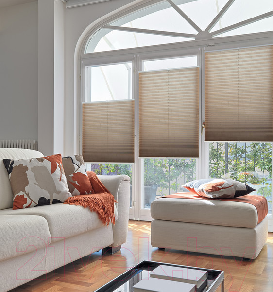 Изображение товара Штора-плиссе Delfa Basic Crush СПШ-35201 (48x160, тауп)