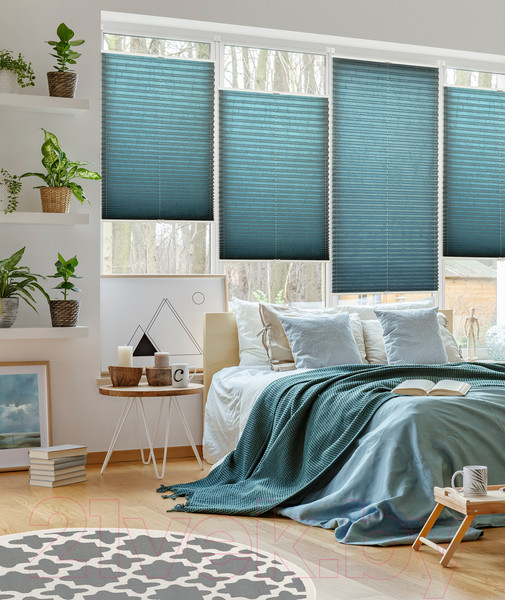 Изображение товара Штора-плиссе Delfa Basic Crush СПШ-35602 (62x160, маренго)