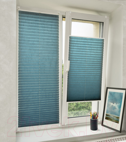 Изображение товара Штора-плиссе Delfa Basic Crush СПШ-35602 (81x160, маренго)