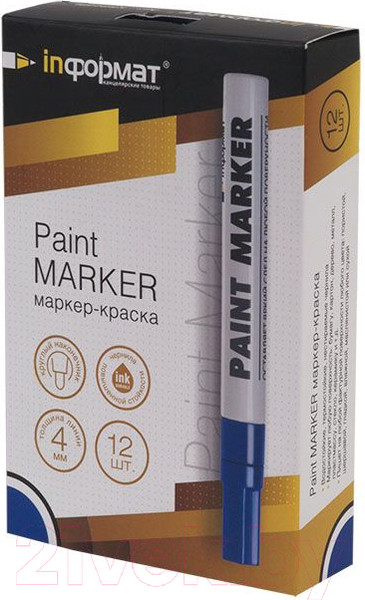 Изображение товара Маркер-краска inФормат Paint Professional / KRR04Bl (синий)