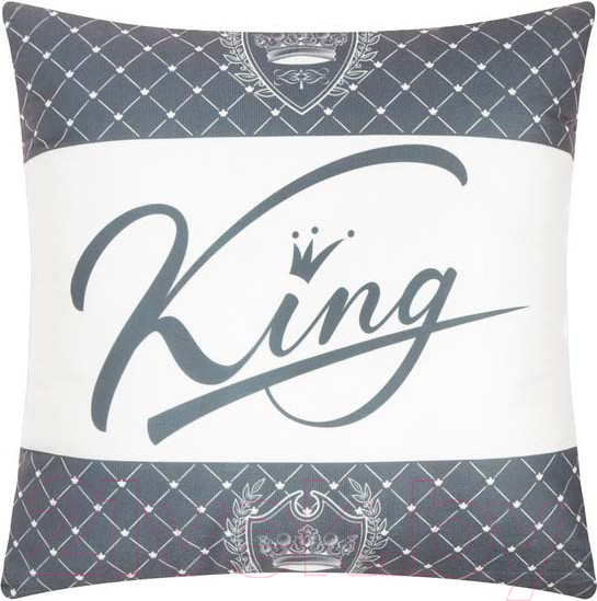 Изображение товара Подушка декоративная Этель King / 9101177 (40x40, велюр)