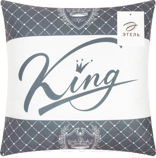 Изображение товара Подушка декоративная Этель King / 9101177 (40x40, велюр)