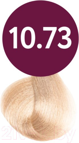 Изображение товара Масло для окрашивания волос Ollin Professional Megapolis Безаммиачный 10/73 (50мл, светлый блондин коричнево-золотистый)
