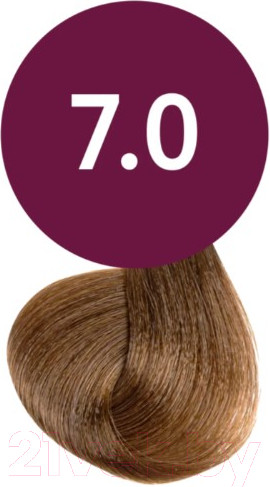 Изображение товара Масло для окрашивания волос Ollin Professional Megapolis Безаммиачное 7/0  (50мл, русый)