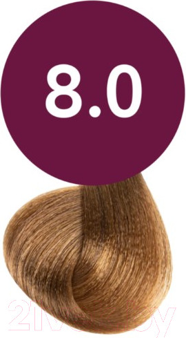 Изображение товара Масло для окрашивания волос Ollin Professional Megapolis Безаммиачное 8/0 (50мл, светло-русый)