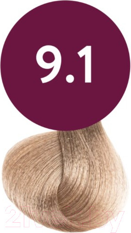 Изображение товара Масло для окрашивания волос Ollin Professional Megapolis Безаммиачное 9/1 (50мл, блондин пепельный)