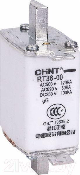 Изображение товара Предохранитель плавкий Chint RT36-1-250 125А / 521186
