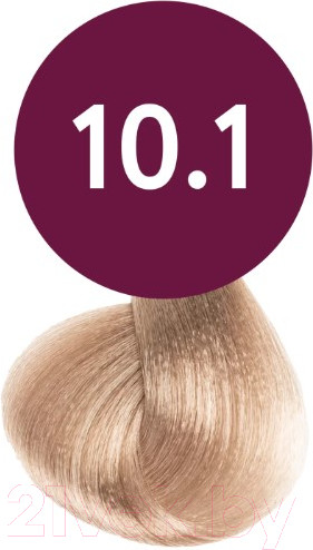 Изображение товара Масло для окрашивания волос Ollin Professional Megapolis Безаммиачное 10/1 (50мл, светлый блонд пепельный)