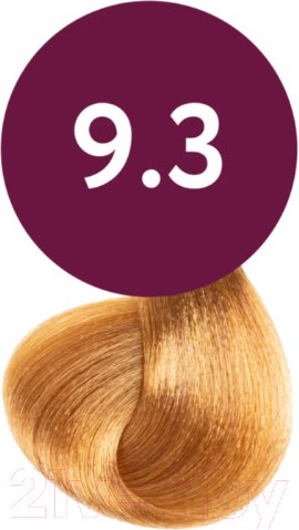 Изображение товара Масло для окрашивания волос Ollin Professional Megapolis Безаммиачное 9/3 (50мл, блондин золотистый)