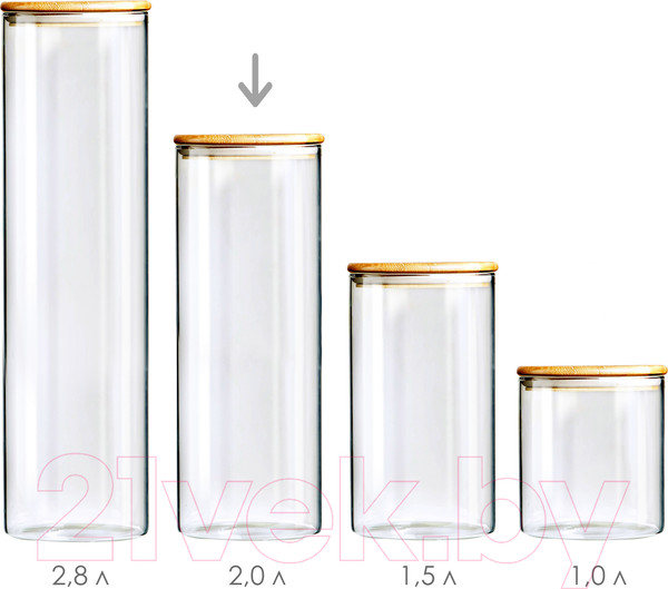 Изображение товара Емкость для хранения Appetite Studio BM2012-3R