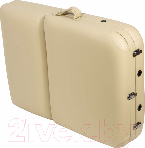 Изображение товара Массажный стол Atlas Sport Складной 3-с 70см XXL PRO с валиком с Memory Foam (деревянный/бежевый)