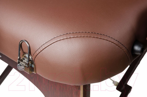 Изображение товара Массажный стол Atlas Sport Складной 3-с 70см XXL PRO с валиком с Memory Foam (деревянный/ коричневый)