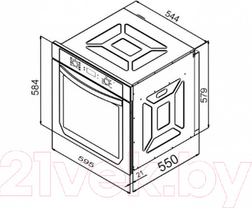 Изображение товара Электрический духовой шкаф Schtoff Decor 20
