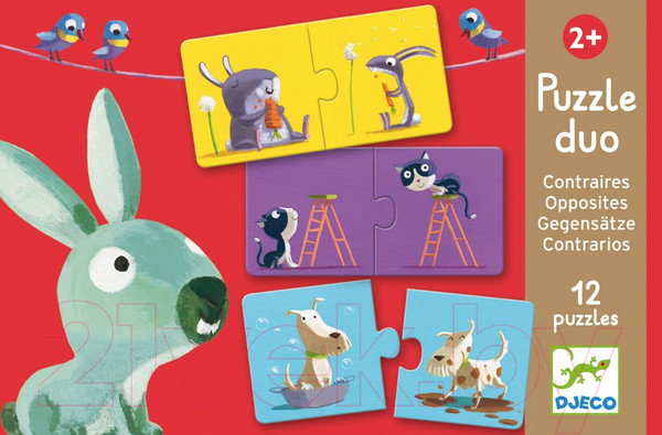 Изображение товара Развивающая игра Djeco Противоположности / 08162