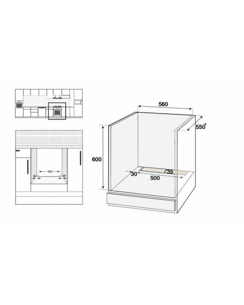Изображение товара Электрический духовой шкаф Schtoff Decor 900