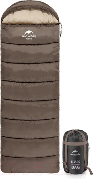 Изображение товара Спальный мешок Naturehike U350 NH20MSD07 / 6927595767221 (коричневый)