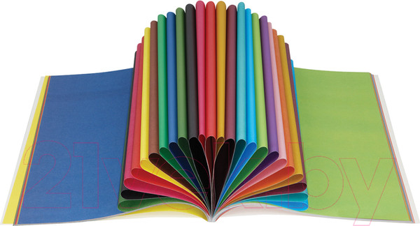 Изображение товара Набор цветной бумаги Мульти-пульти Енот в космосе / БЦг64-16дв_38558 (16цв)