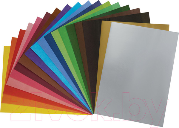 Изображение товара Набор цветной бумаги Мульти-пульти Енот в космосе. Волшебная / БЦо18-18_37618 (18цв)