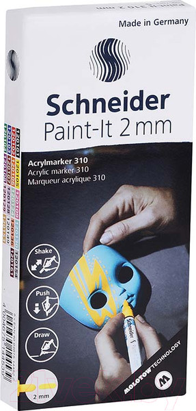 Изображение товара Маркер художественный Schneider Paint-It 310 / 120154 (серебряный)