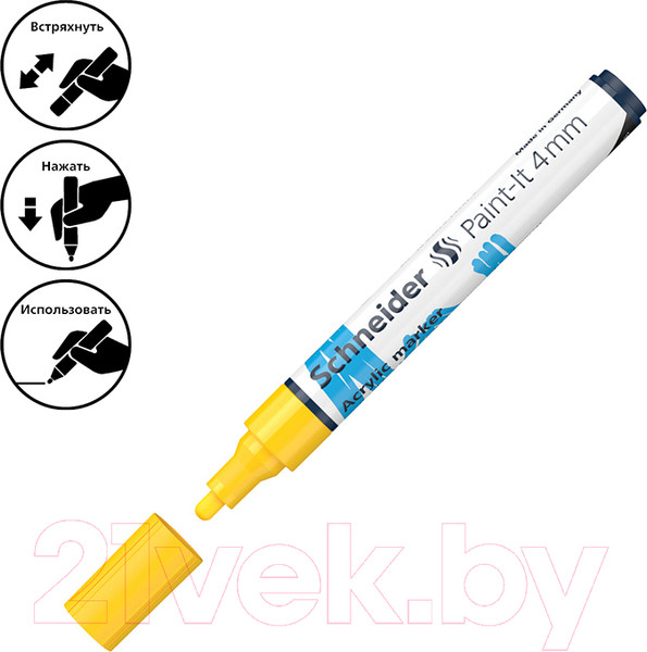 Изображение товара Маркер художественный Schneider Paint-It 320 / 120205 (желтый)