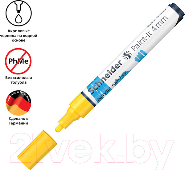 Изображение товара Маркер художественный Schneider Paint-It 320 / 120205 (желтый)