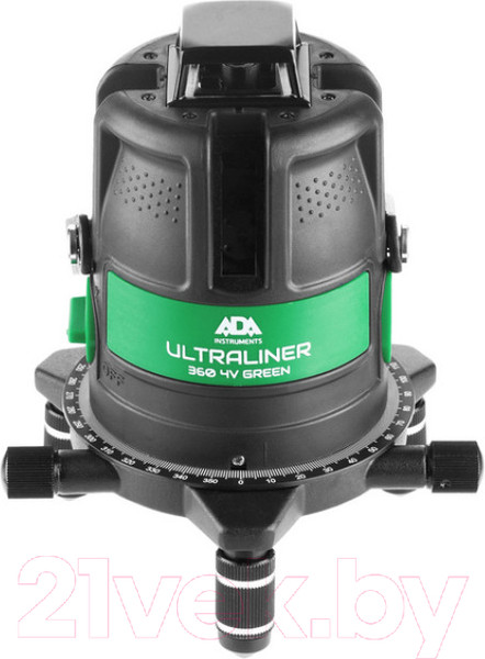 Изображение товара Лазерный нивелир ADA Instruments UltraLiner 360 4V Green / А00540