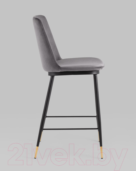 Изображение товара Стул барный Stool Group Мелисса / FDC9055C DARK GREY FUT-81 (велюр темно-серый)