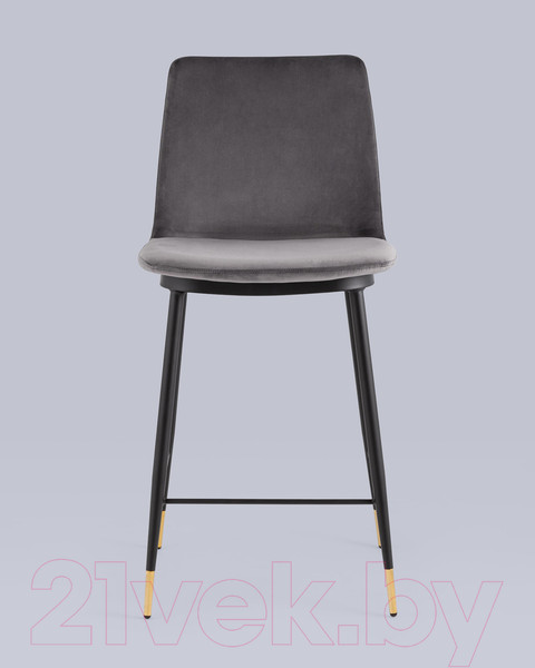 Изображение товара Стул барный Stool Group Мелисса / FDC9055C DARK GREY FUT-81 (велюр темно-серый)