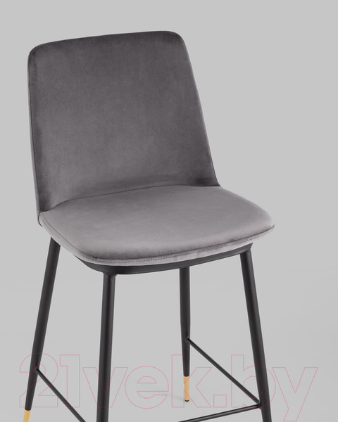 Изображение товара Стул барный Stool Group Мелисса / FDC9055C DARK GREY FUT-81 (велюр темно-серый)