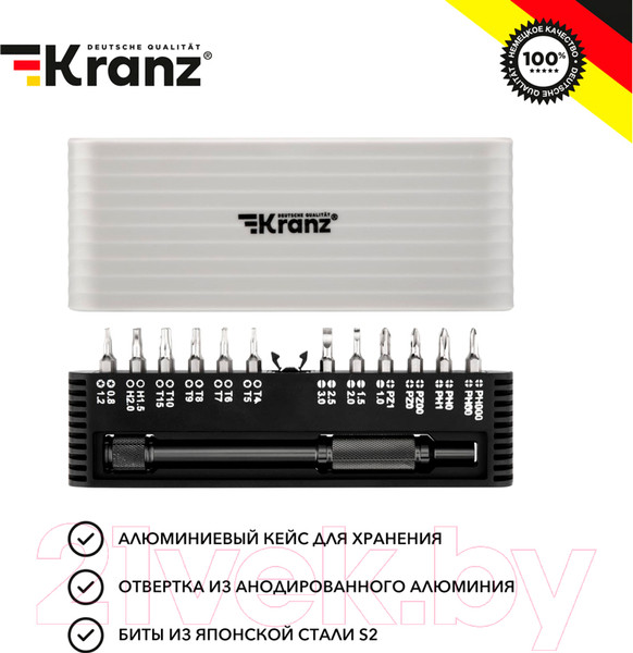 Изображение товара Отвертка Kranz RA-01 KR-12-4751