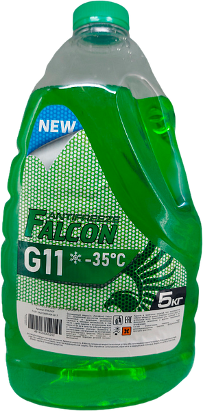 Изображение товара Антифриз Falcon Auto G11 / FN0250P (5кг, зеленый)