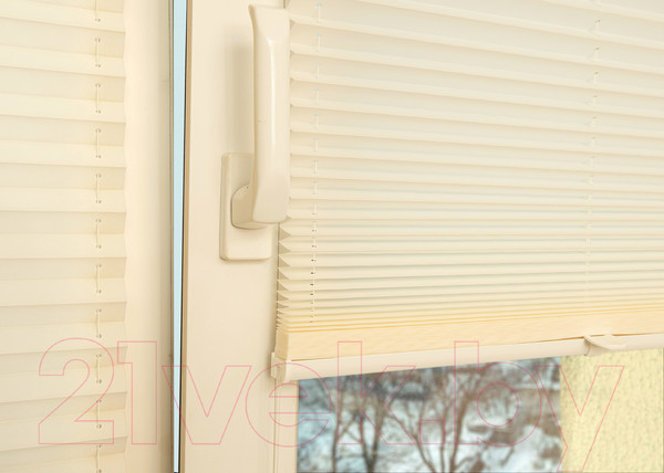 Изображение товара Штора-плиссе Delfa Basic Uni СПШ-3100 (62x160, кремовый)