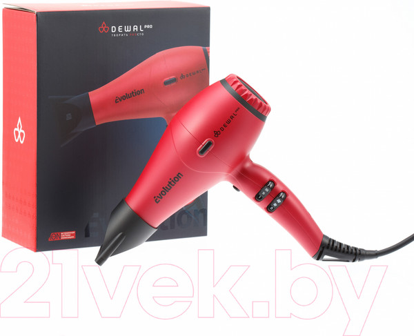 Изображение товара Профессиональный фен Dewal Pro Evolution / 03-9010 (красный)