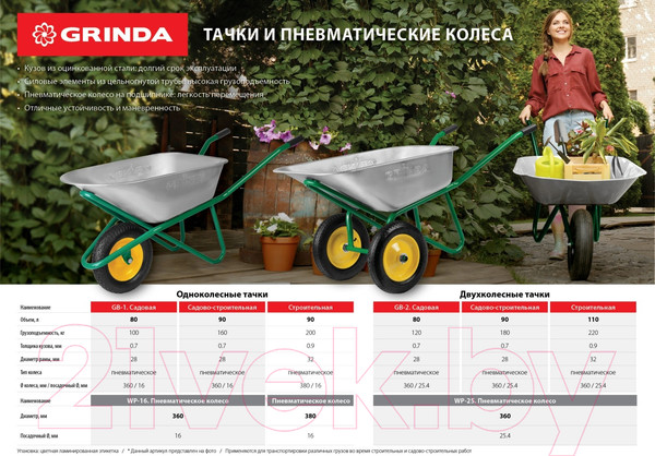 Изображение товара Тачка Grinda GB-1 / 422399_z01
