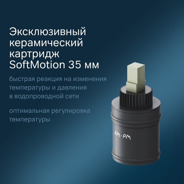 Изображение товара Смеситель AM.PM Gem F90A72222 (черный)