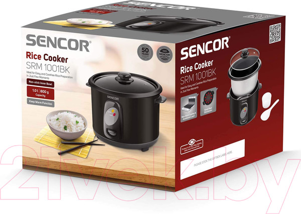 Изображение товара Рисоварка Sencor SRM 1001BK